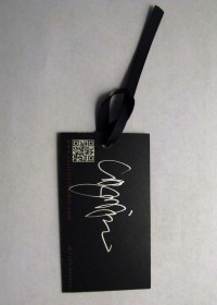 Signed Hang Tag